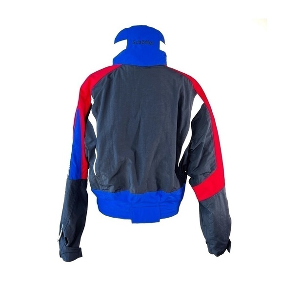Schoffel Ski Jacket Gore-Tex Waterproof Size 6 Small 38 Red White Blue Black EUC - Picture 3 of 16